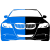 Black And White Autoshop Logo 50 x 50 piksel